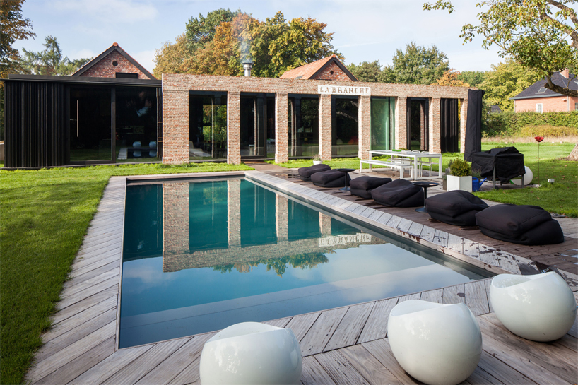 DMOA renovates old hunting refuge la branche in belgium
