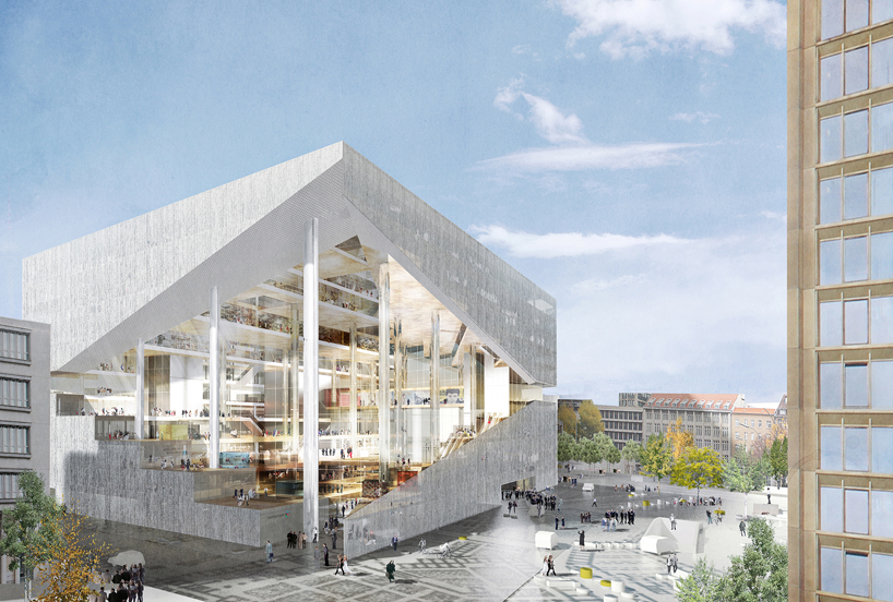 OMA, BIG + ole scheeren make final cut for axel springer HQ