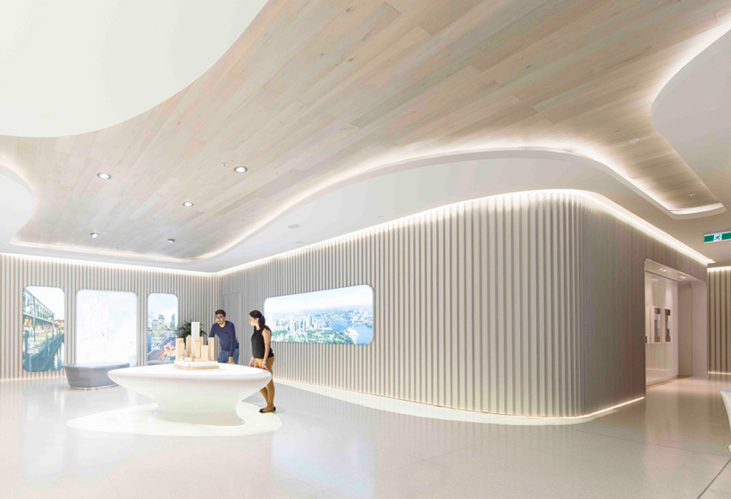 LAVA + PTW architects craft fluid greenland centre display suite