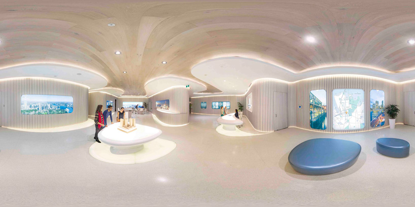 LAVA + PTW architects craft fluid greenland centre display suite