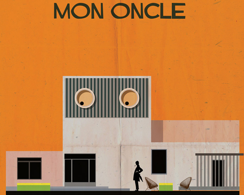 federico babina illustrates iconic film buildings in archicine