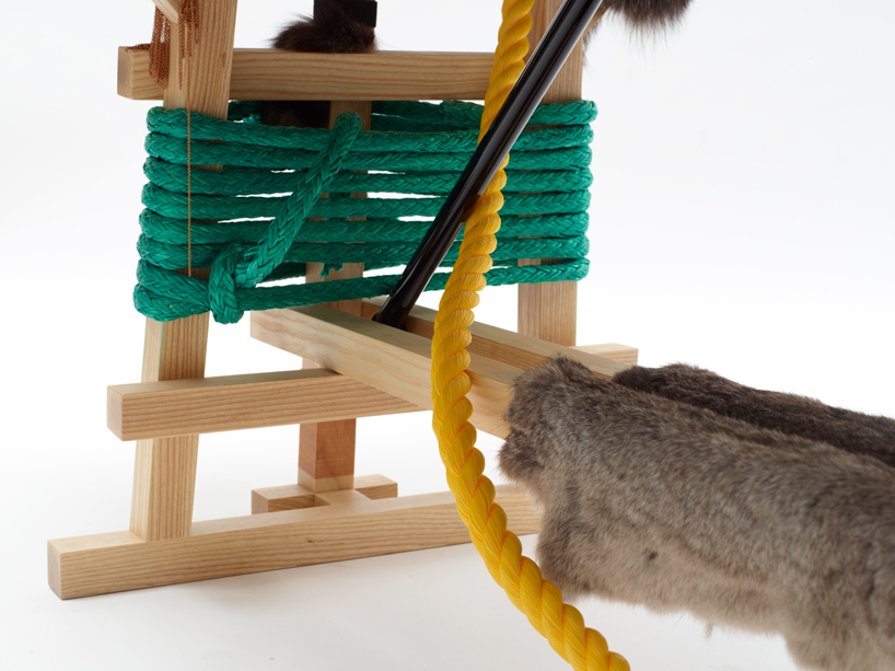 brynjar siguroarson uses icelandic roping methods for furniture