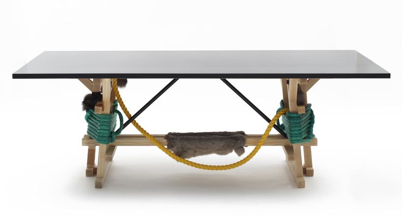 brynjar siguroarson uses icelandic roping methods for furniture