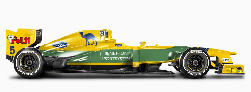 classic liveries imagined on 2013 formula 1 racecars