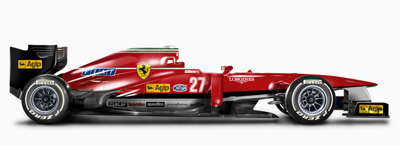 classic liveries imagined on 2013 formula 1 racecars
