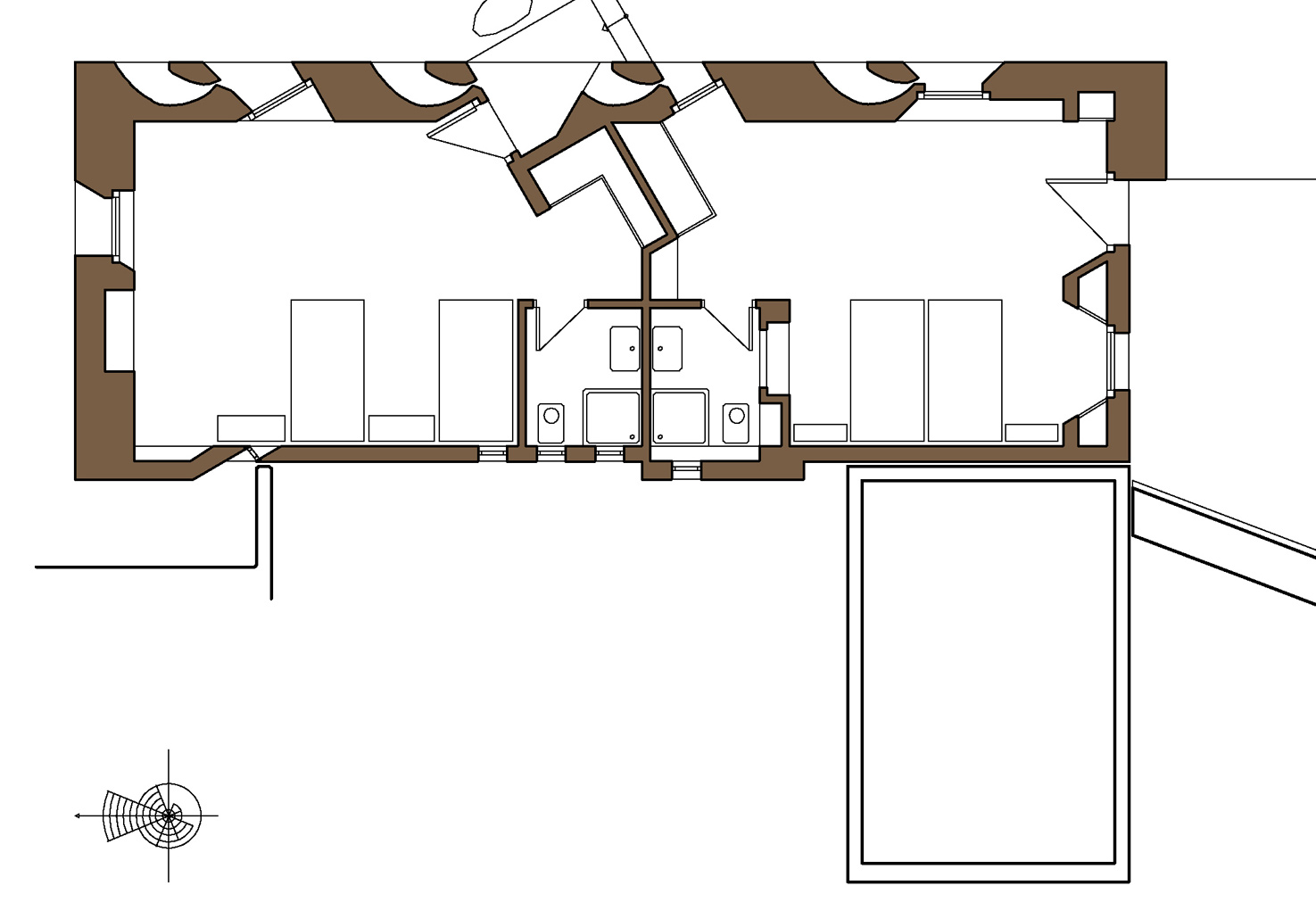 couvelas architects erects the house of the winds in santorini
