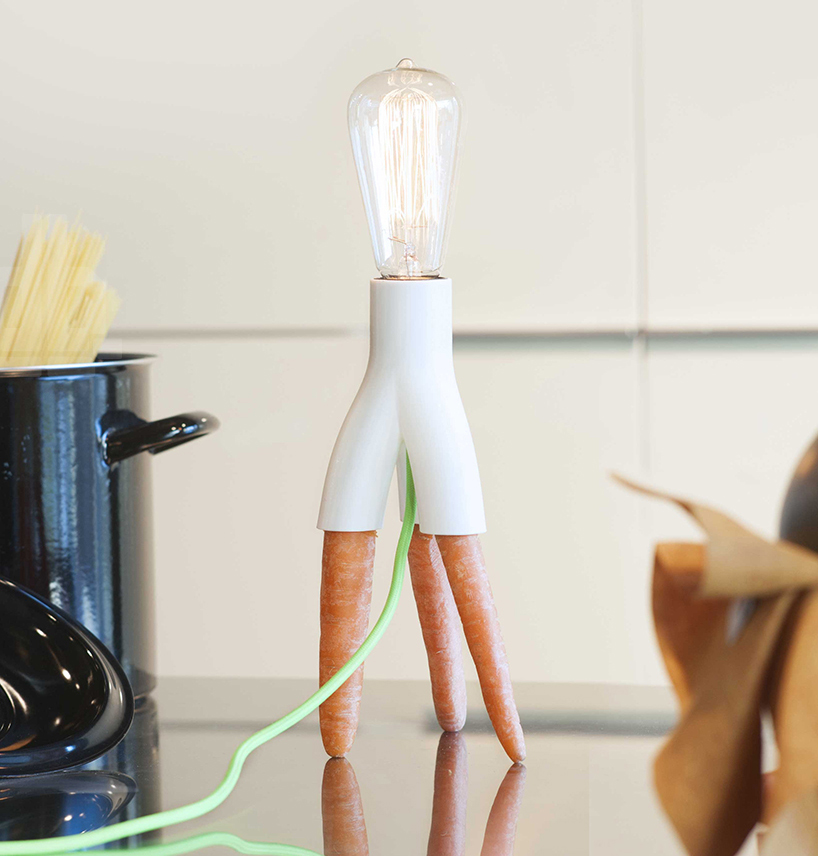 design MID repurposes household objects in fantasia lamps