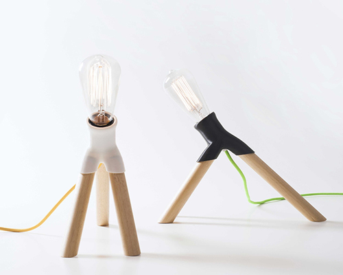 design MID repurposes household objects in fantasia lamps