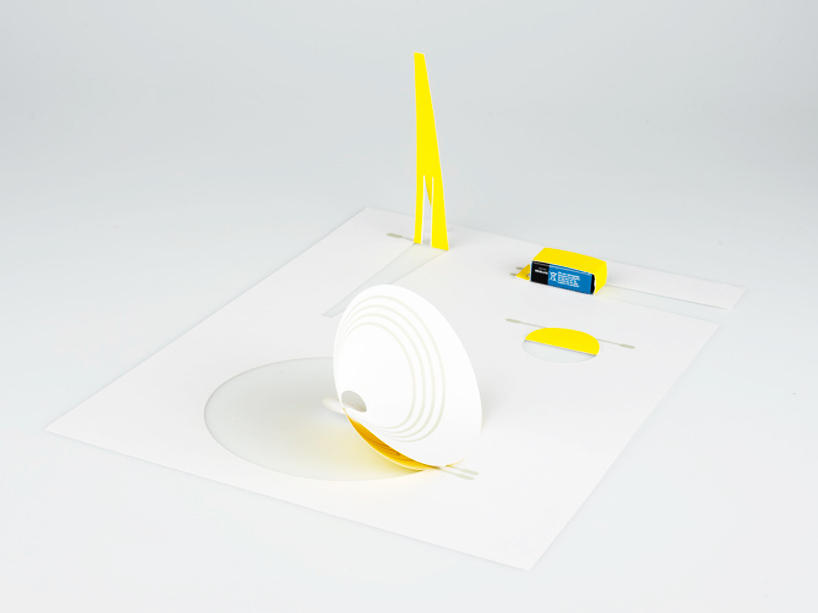 conductive electronic paper speakers by coralie gourguechon