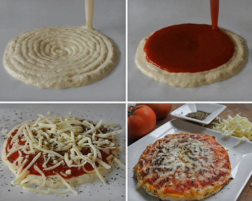 3D print a pizza with the foodini kitchen appliance 