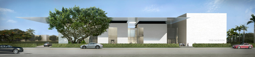 foster + partners develop expansion of norton museum of art