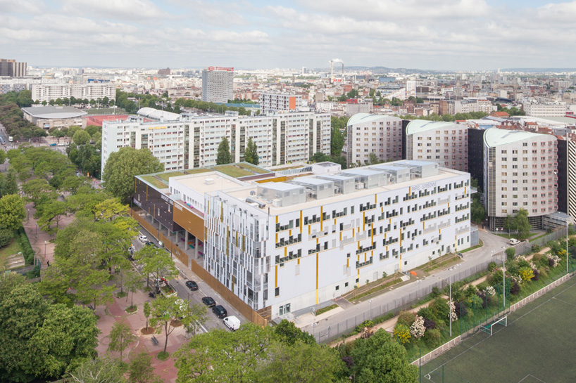 gaelle peneau architectes associes clignancourt centre designboom gaelle peneau architectes redevelops clignancourt centre