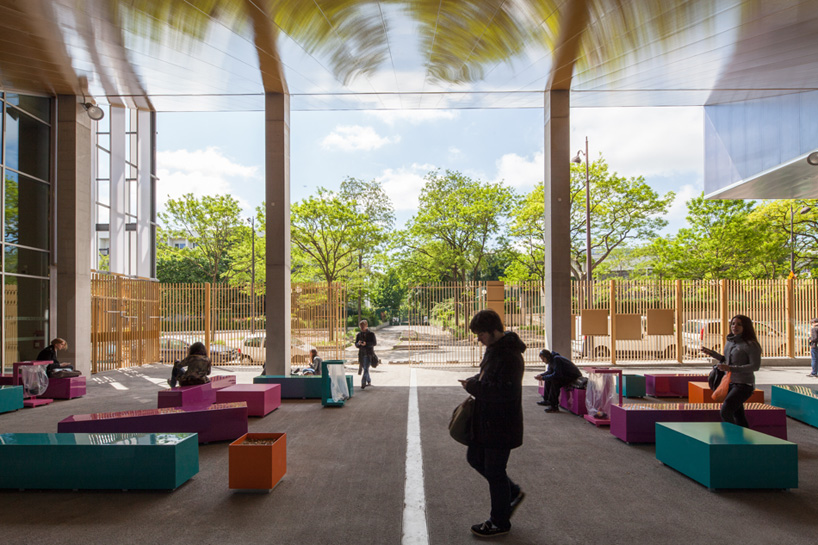 gaelle peneau architectes associes clignancourt centre designboom gaelle peneau architectes redevelops clignancourt centre