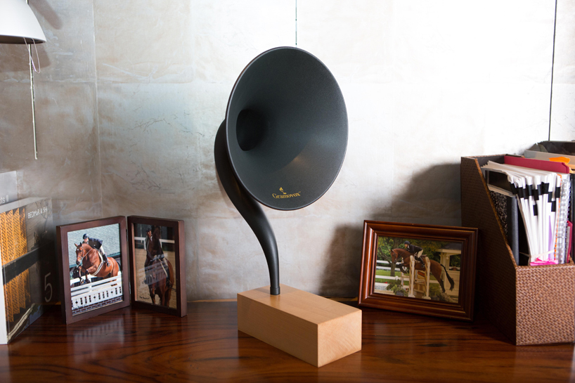 gramovox: the world's first bluetooth powered gramophone