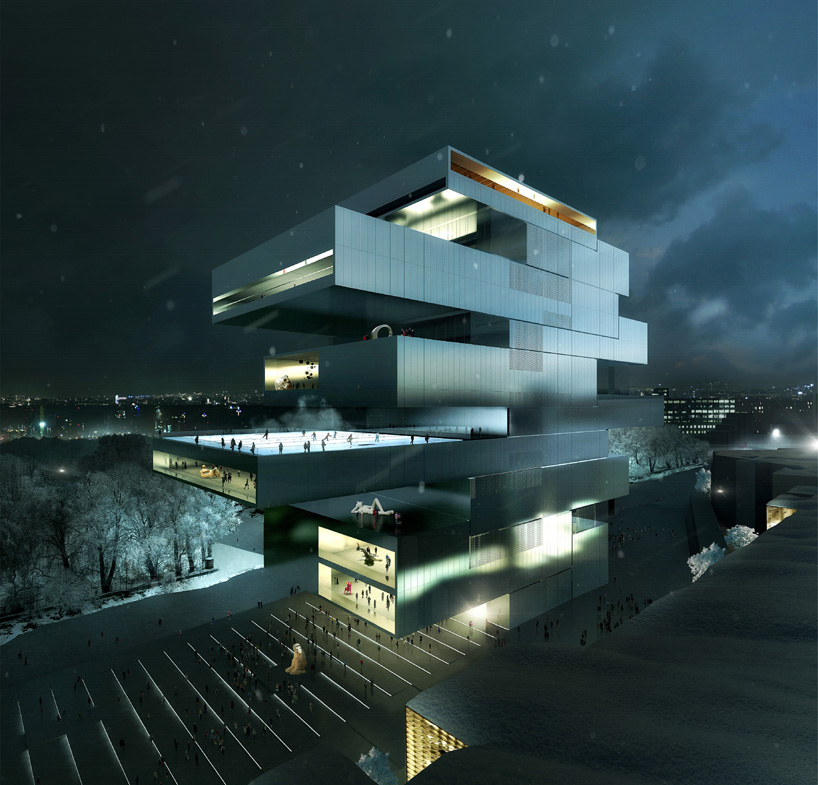 heneghan peng shortlisted for new NCCA building in moscow