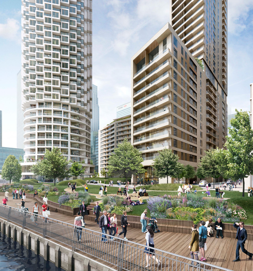 herzog & de meuron design residential tower for canary wharf