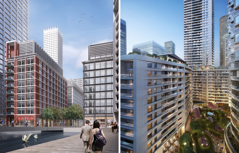 herzog & de meuron design residential tower for canary wharf