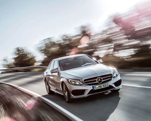 2015 mercedes-benz C-class unveiled before NAIAS
