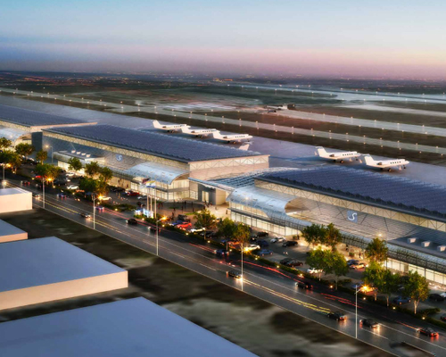 google's $82 million corporate jet facility in san jose by gensler