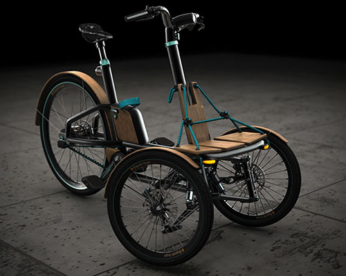 niavis design evolves kaylad-e into hybrid electric tricycle