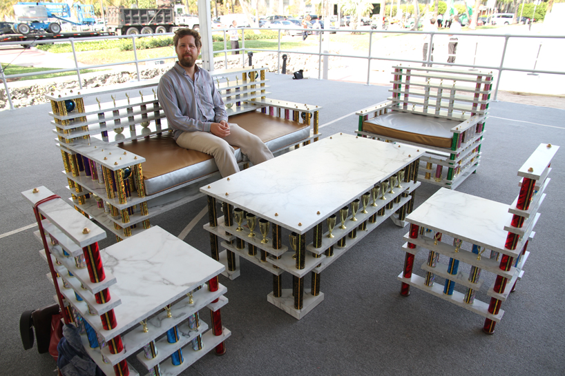 night court: absolut trophy art bar installation by ry rocklen