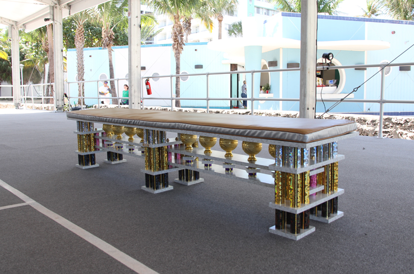 night court: absolut trophy art bar installation by ry rocklen