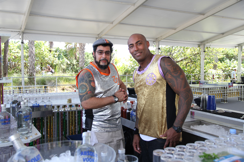 night court: absolut trophy art bar installation by ry rocklen