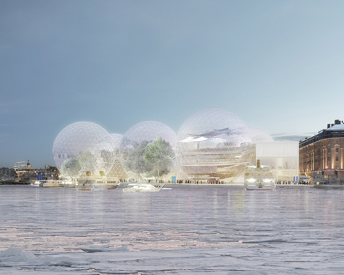 SANAA proposes transparent spheres for nobel headquarters
