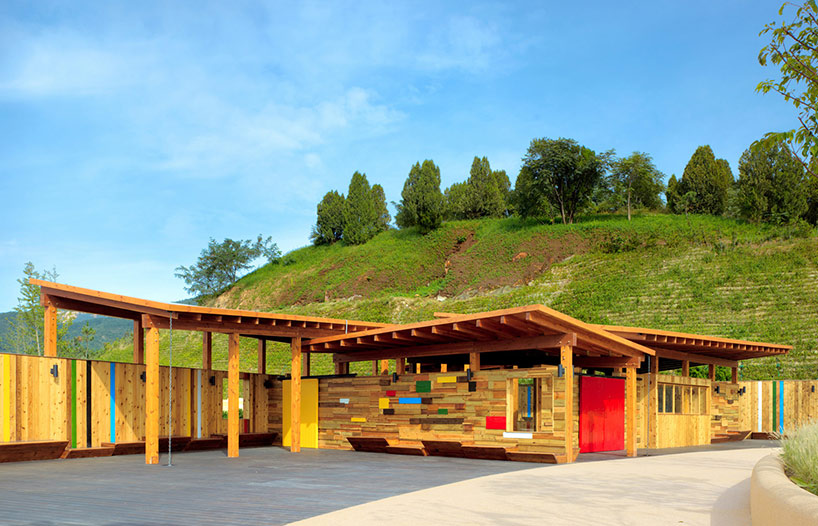 SLOW architects design vanke pavilion for the world horticulture expo