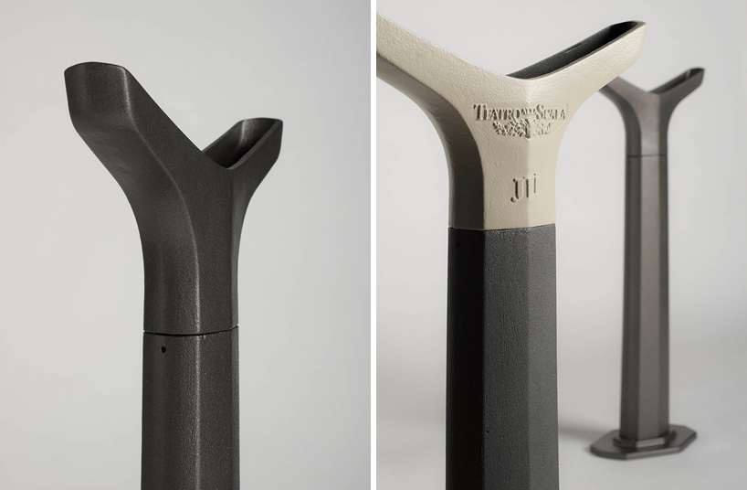 sopa design installs smokey ashtray into teatro alla scala italy