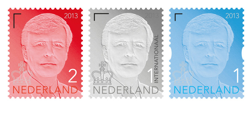 studio job designs postage stamp for dutch king