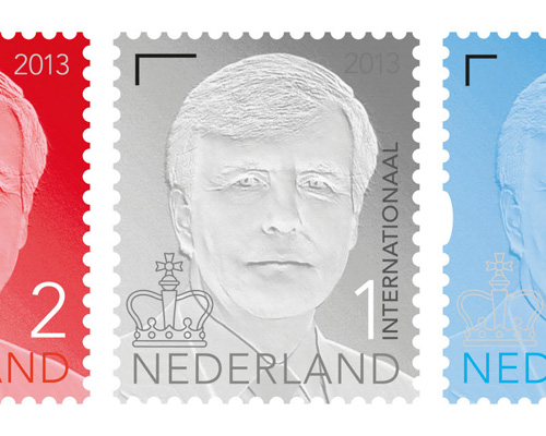 studio job designs postage stamp for dutch king