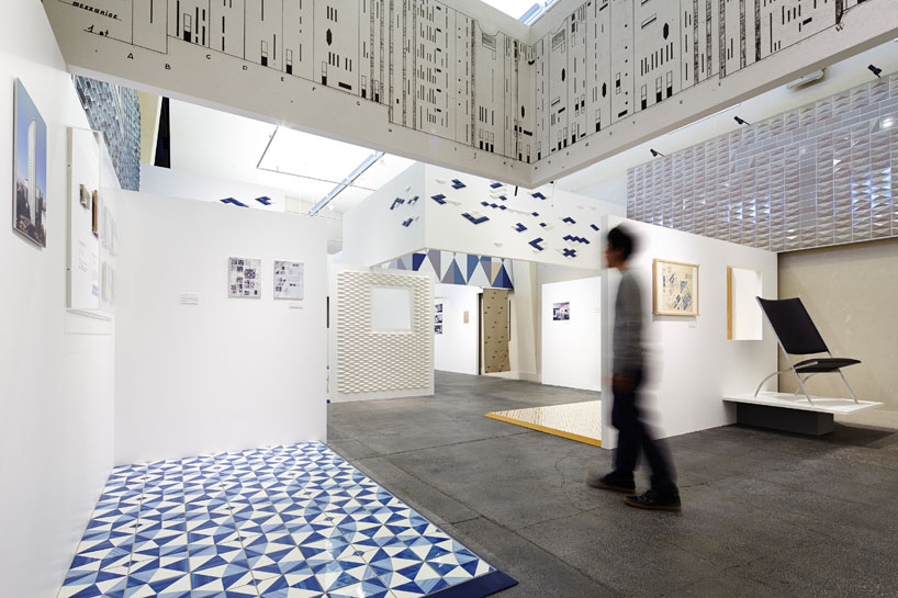 torafu architects texturizes gio ponti exhibit with tactile surfaces