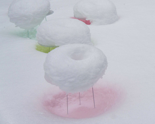 painted snow palettes by toshihiko shibuya cast colored hues 