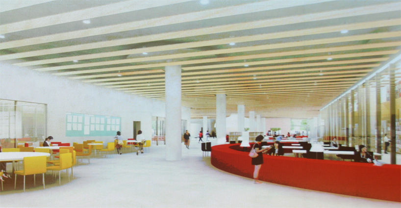 toyo ito mina no mori gifu media cosmos designboom toyo ito imagines roof funnels for minna-no-mori gifu media cosmos