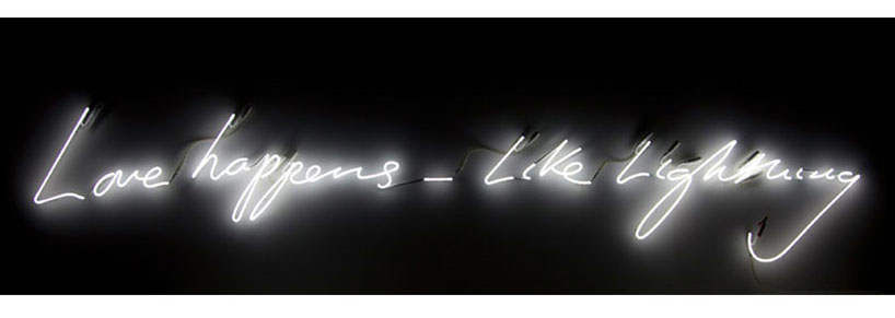 tracey emin lights up MOCA miami for angel without you