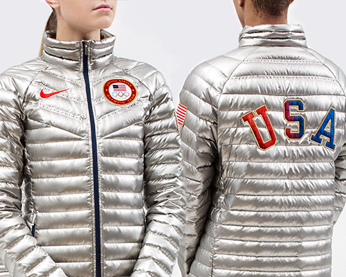 team USA medal stand uniforms for sochi 2014 by NIKE