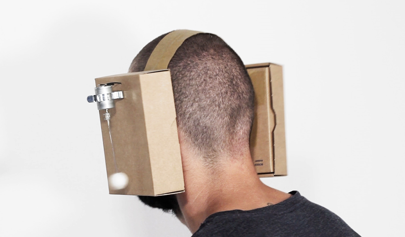 zimoun kinetic headphones use cotton balls for speakers