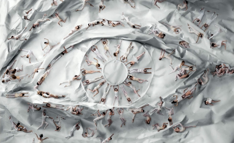 JR arranges dancers for new york city ballet art series