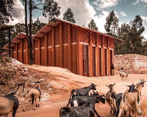 bc architects build a community library in muyinga