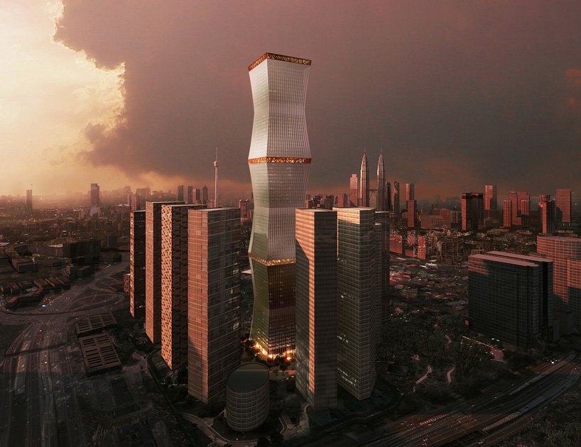 REX wraps equator tower in fully retractable brise-soleil