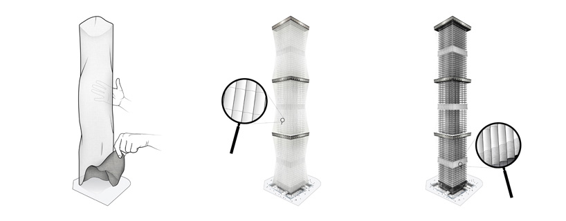 REX wraps equator tower in fully retractable brise-soleil