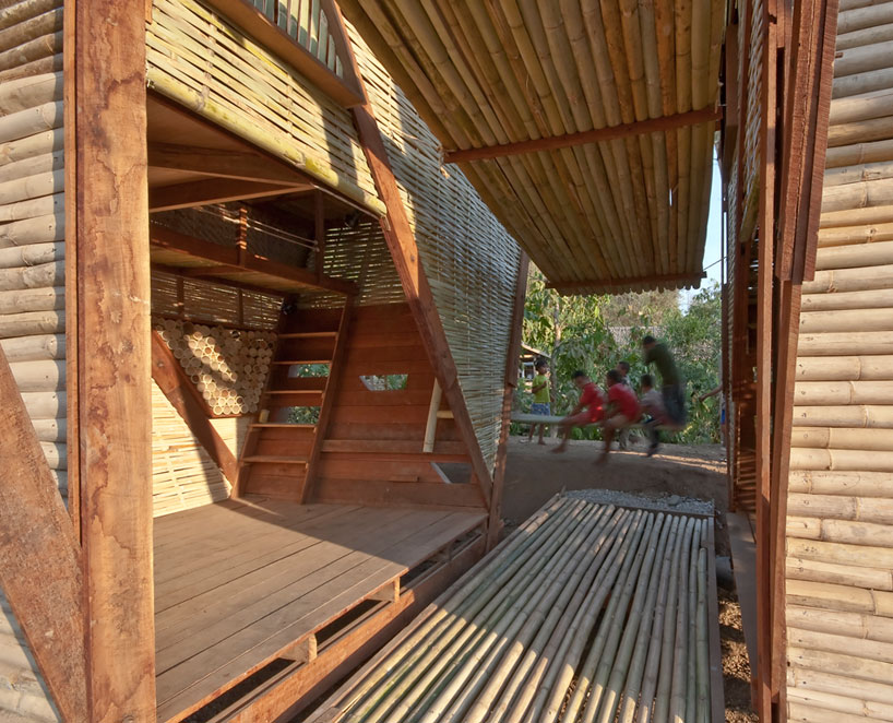 bamboo orphanage at soe ker tie house by TYIN tegnestue