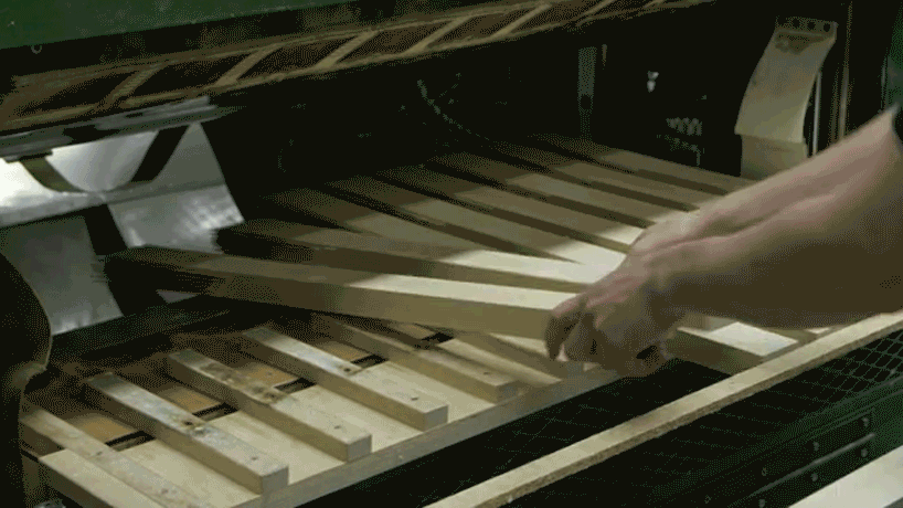 artek/vitra: the making of the patented L-shaped stool 60 by alvar aalto
