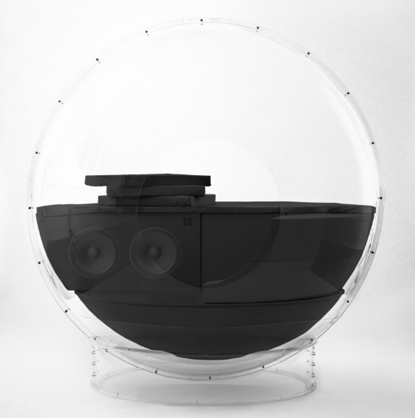 AudioOrb: a speaker you can actually go inside by studio total