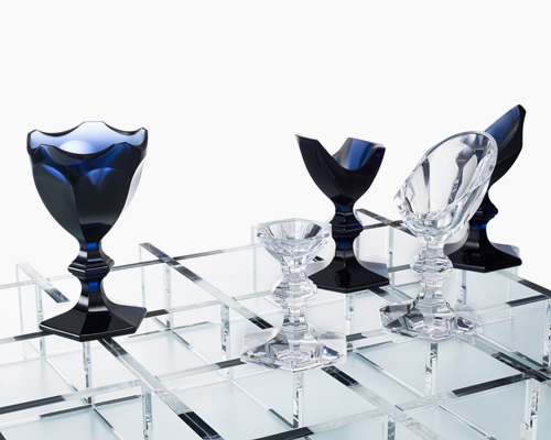baccarat celebrates 250th anniversary with chess set by nendo