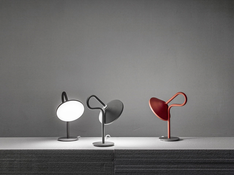 bao-nghi-droste-round-table-lamp-designboom02 bao-nghi droste emits light from round table lamp's epicenter