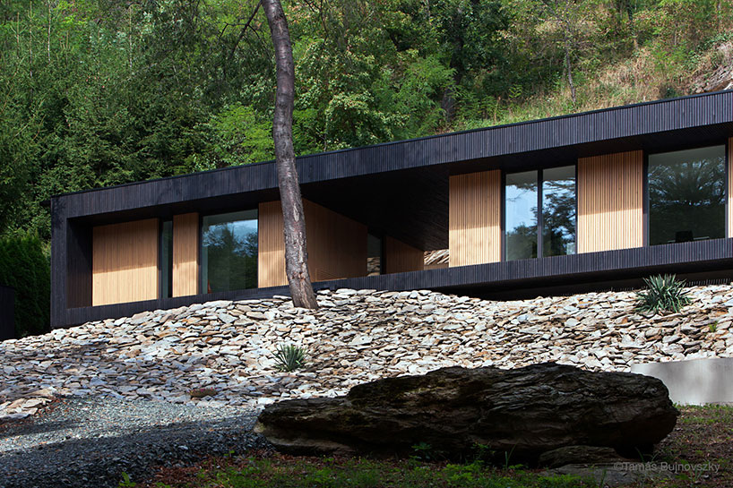 beres architects: hideg house on a stone quarry