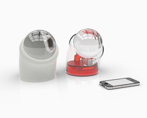 beta.ey spherical glass solar device charger by rawlemon