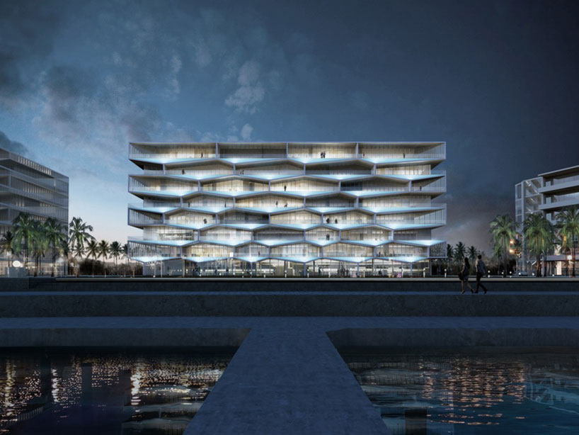 bjarke ingels group envisions honeycomb resort in bahamas